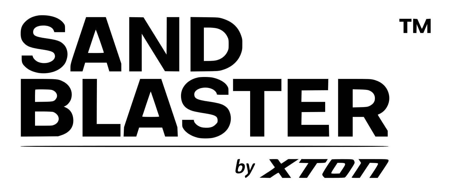 Logo sandblaster czarne xton