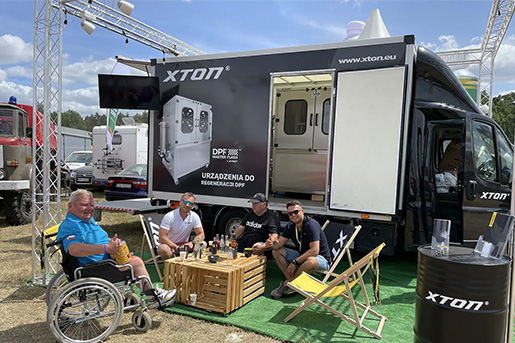 XTON Master Truck Show 2022 maszyny DPF, diagnostyka układu oczyszczana spalin